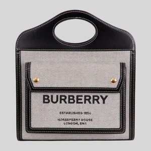 SOLD Burberry Logo Pocket Tote